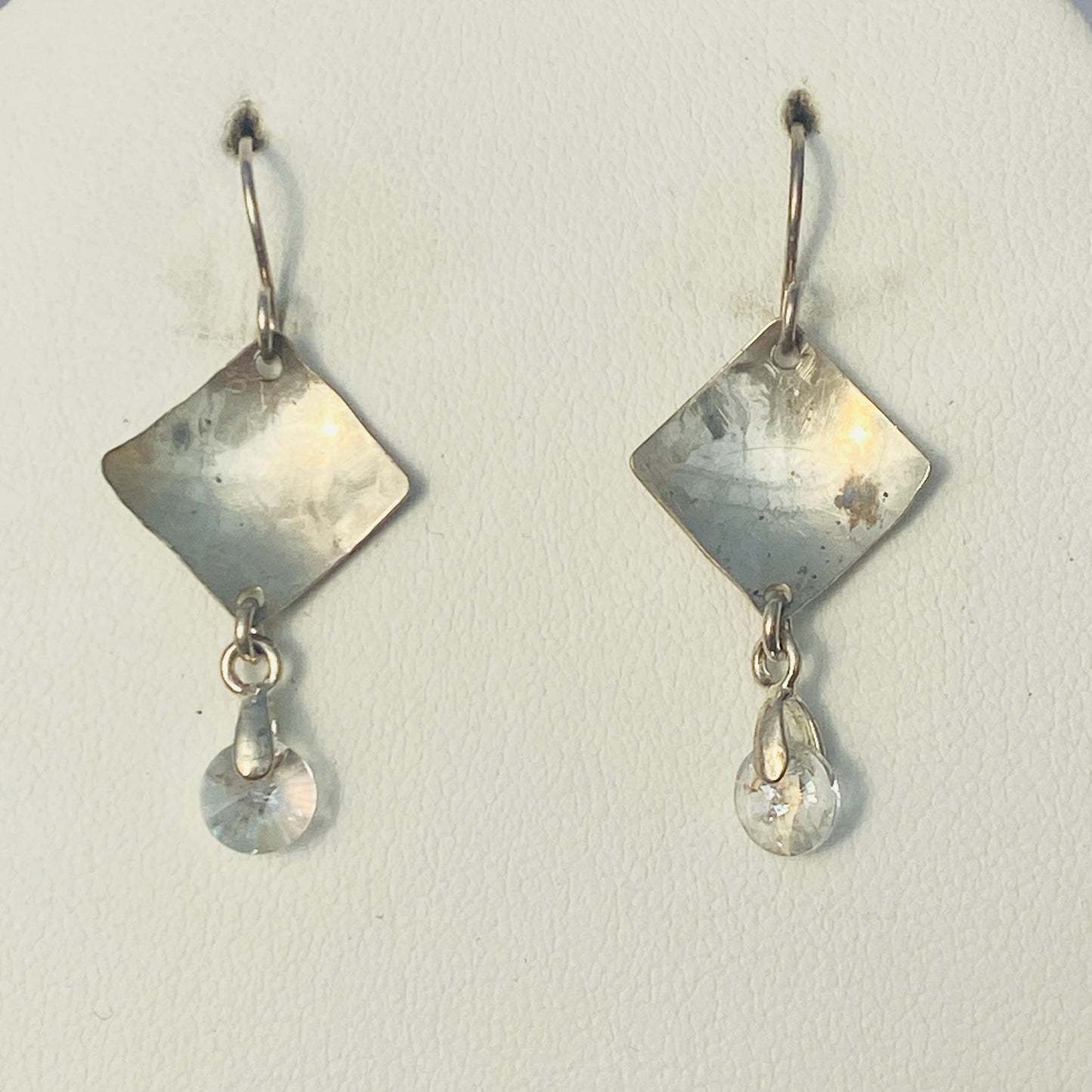 Sterling and Crystal Earrings