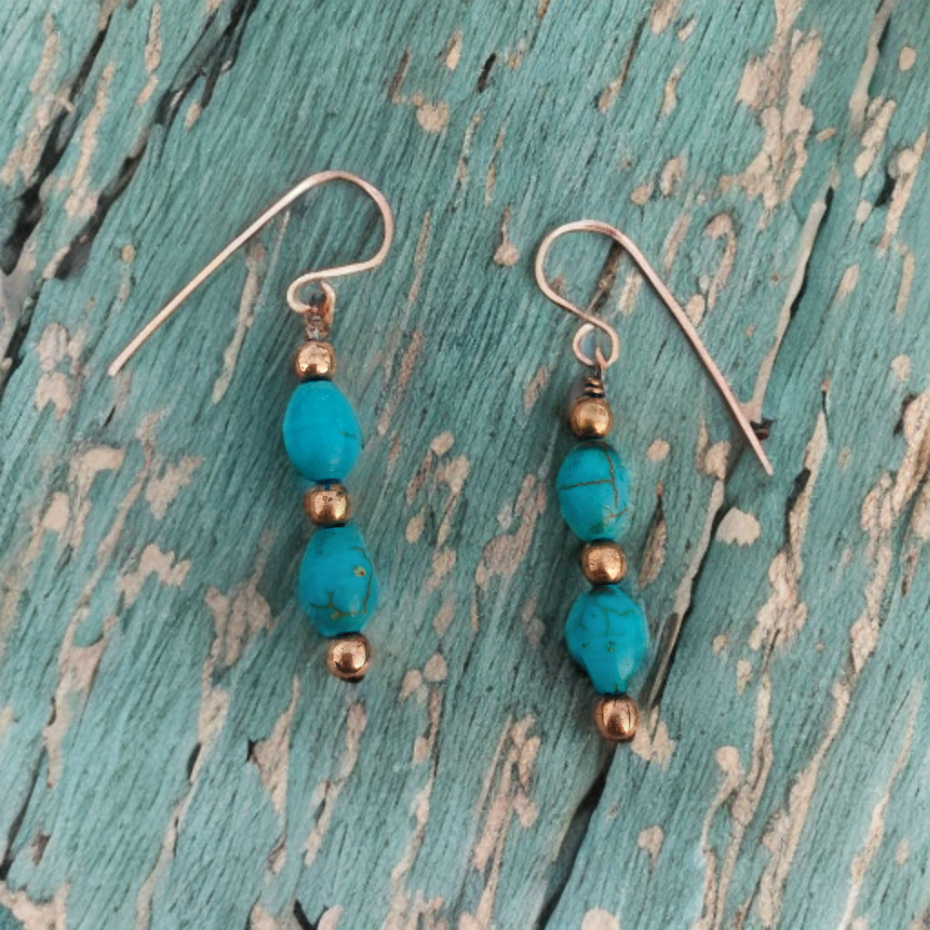 Copper and Magnesite Beads