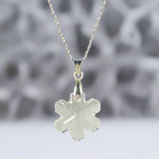 Snowflake Crystal Necklace