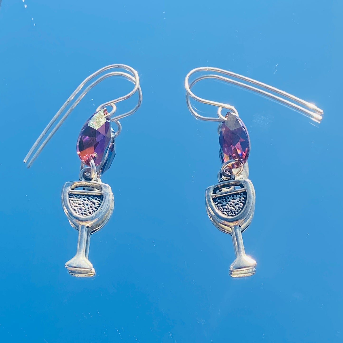 Wine Glass Earrings