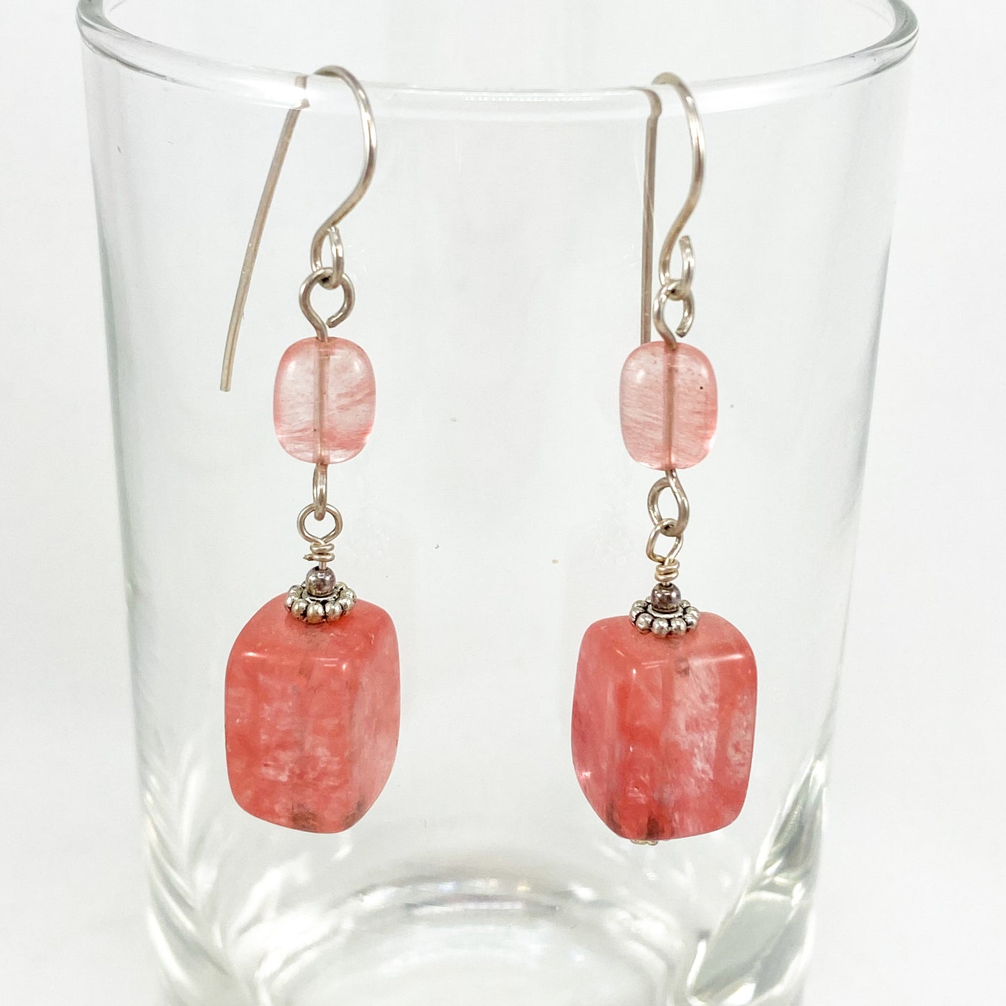 Strawberry Obsidian Earrings