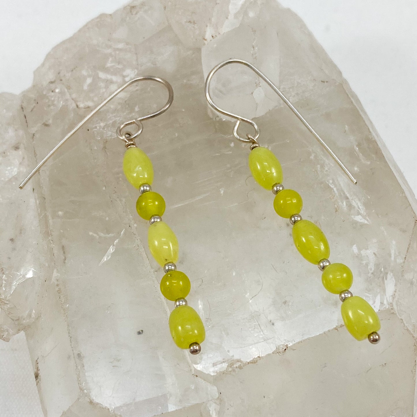 Olive Jade Earrings