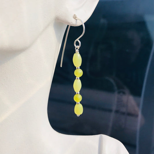 Olive Jade Earrings - Giulian Lyn