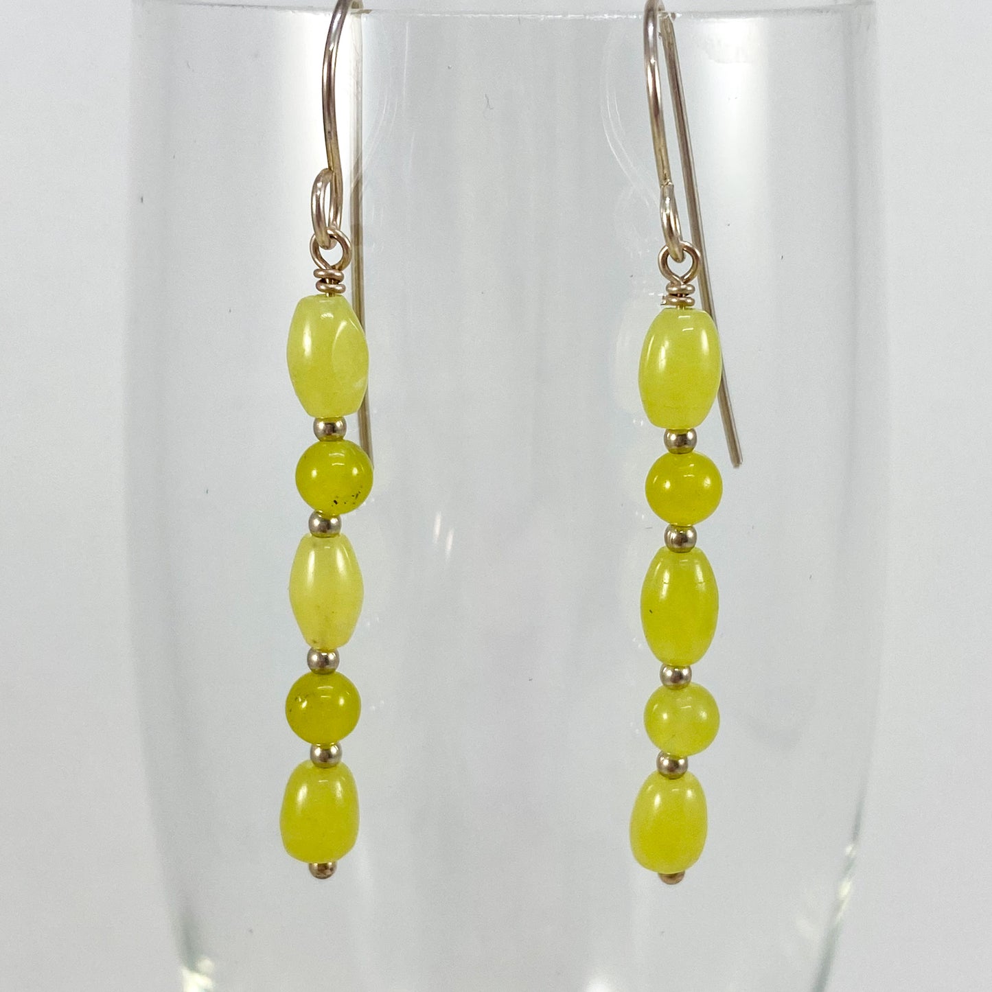 Olive Jade Earrings